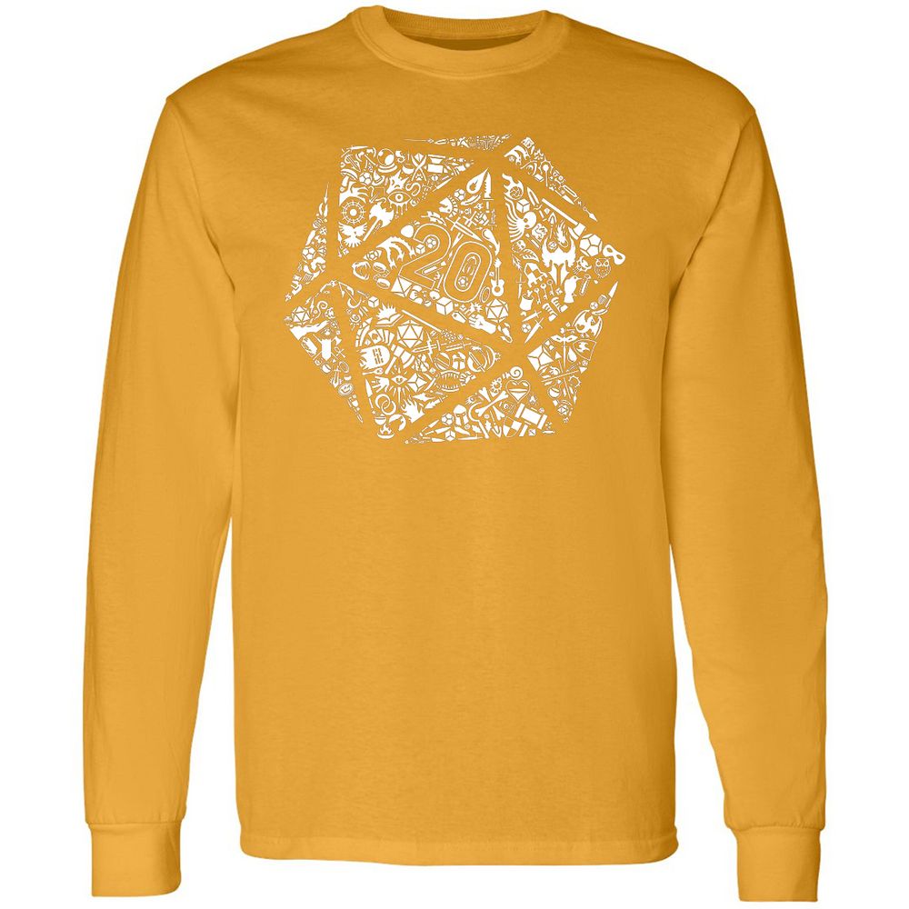 Long Sleeve T-Shirt - TFNLXQNJ - Gold - 9