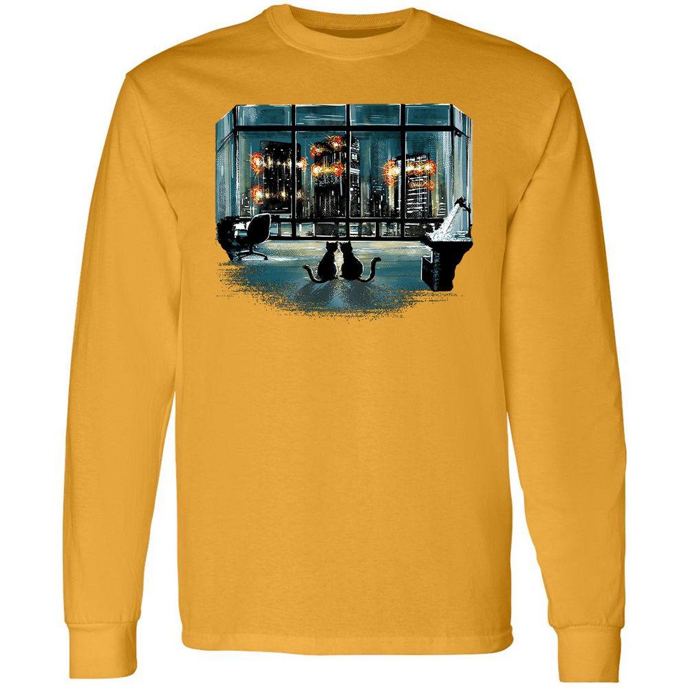 Long Sleeve T-Shirt - 5KT5PPL5 - Gold - 9