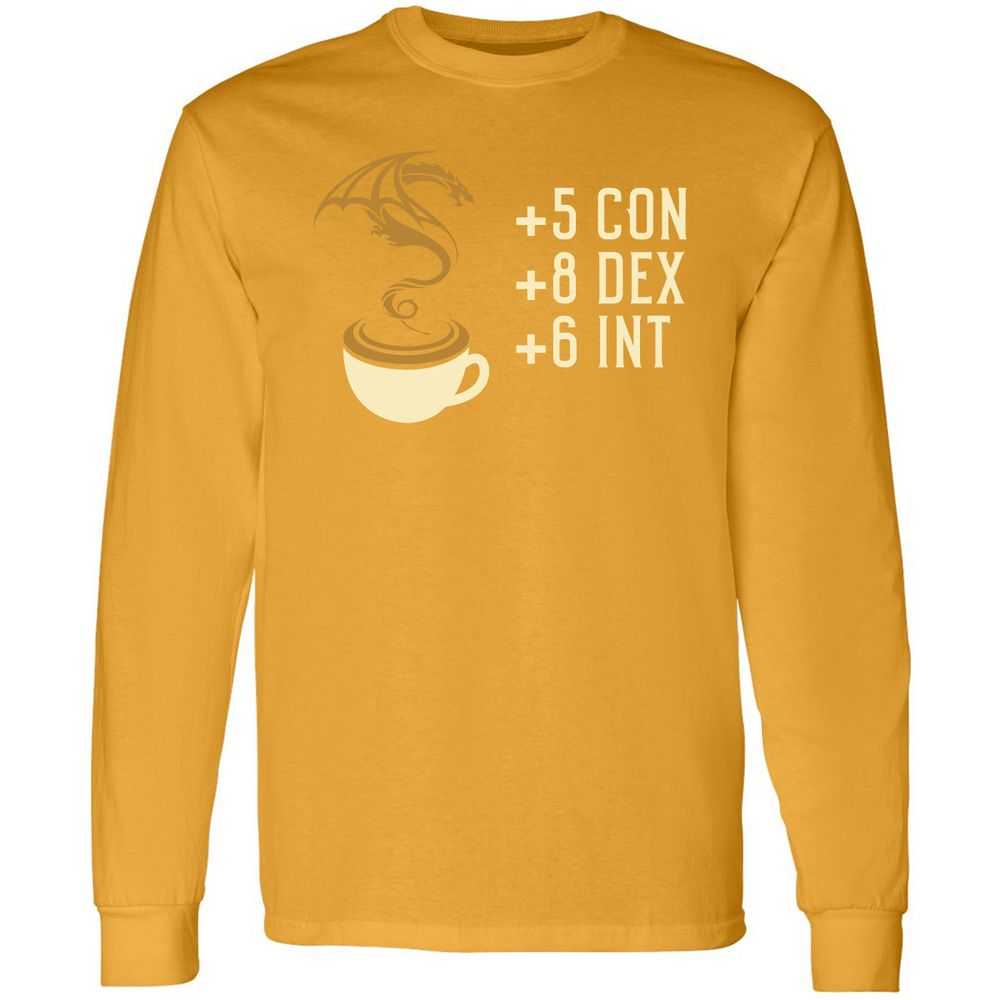 Long Sleeve T-Shirt - 9FYJ9QC6 - Gold - 9