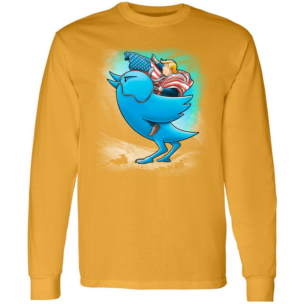 Long Sleeve T-Shirt - ZCC77V8Y - Gold - 9