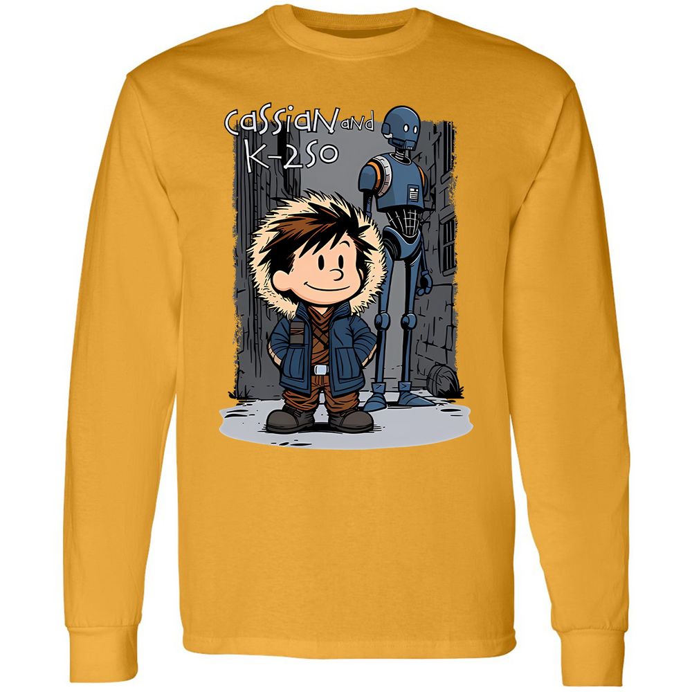 Long Sleeve T-Shirt - ZD2MUR12 - Gold - 9