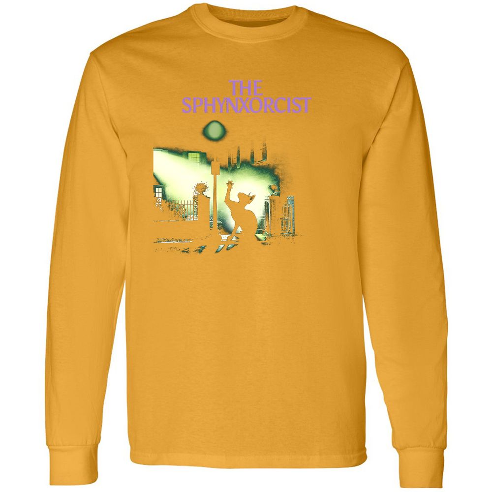 Long Sleeve T-Shirt - QC7KFZ8Y - Gold - 9