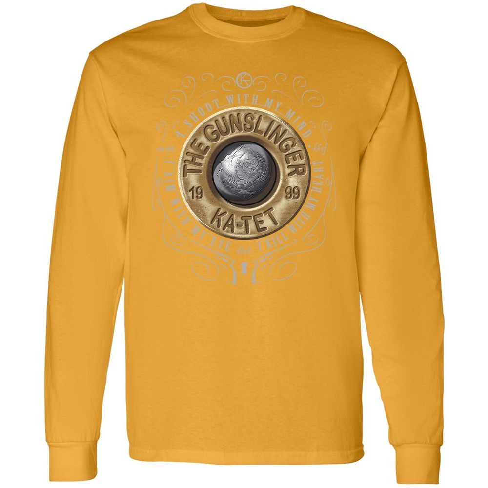 Long Sleeve T-Shirt - C2SDR6BC - Gold - 9