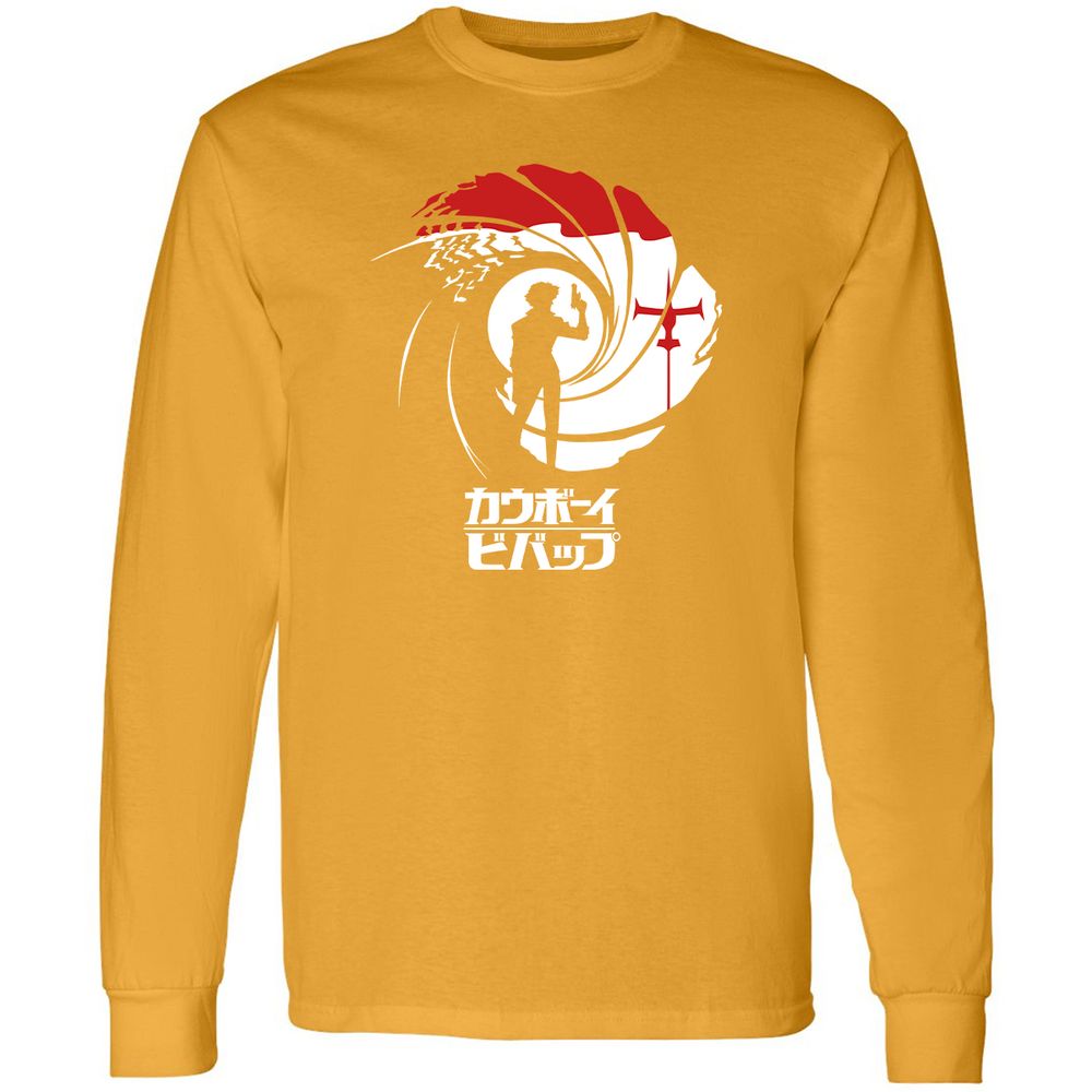 Long Sleeve T-Shirt - LCUDYUJ9 - Gold - 9