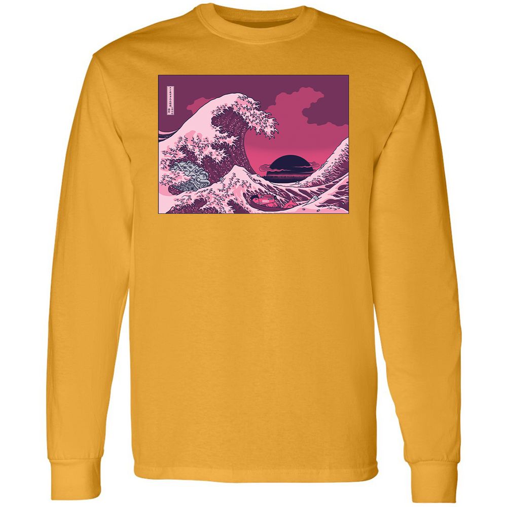 Long Sleeve T-Shirt - 4TNTMYQ7 - Gold - 9