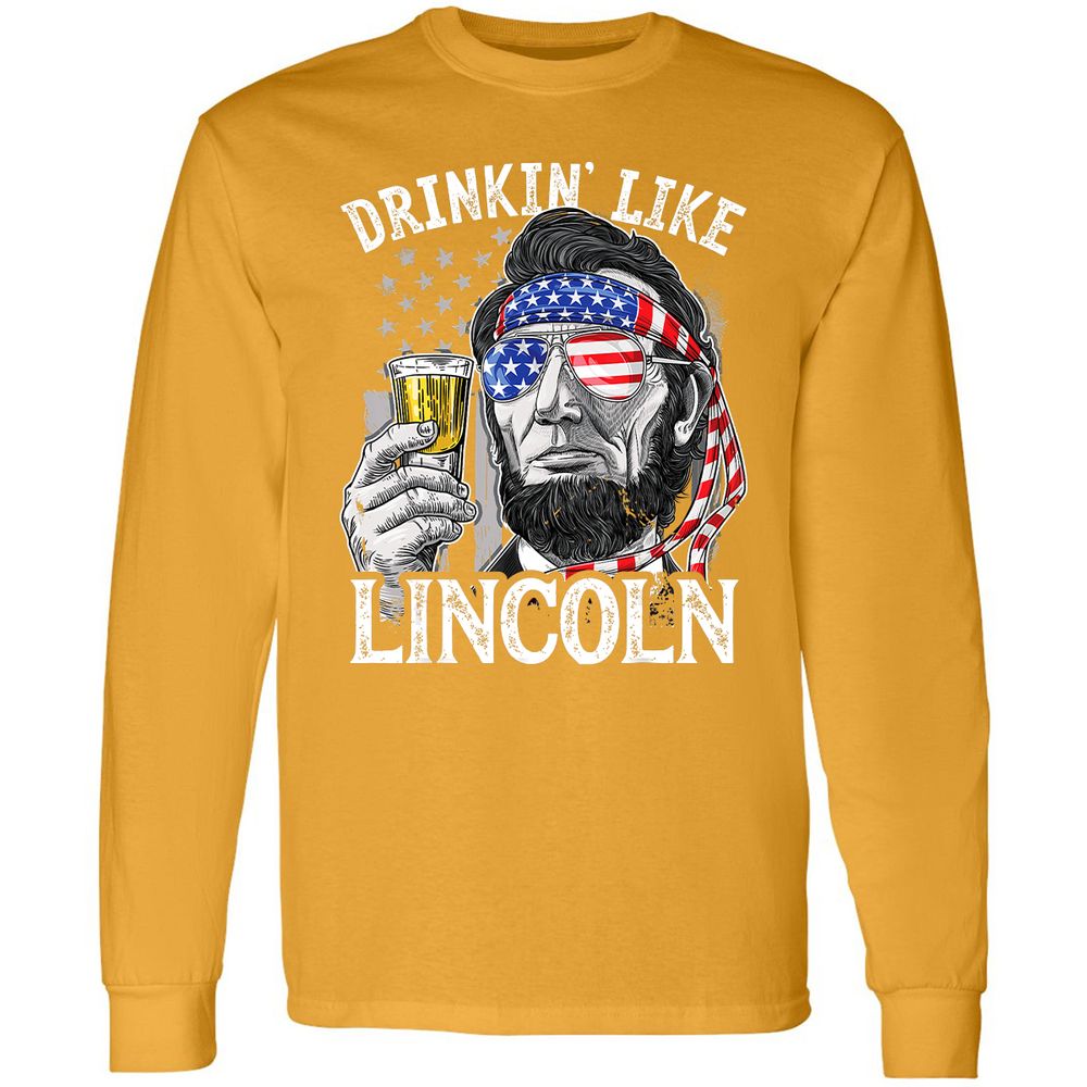 Long Sleeve T-Shirt - D7EBPPYR - Gold - 9