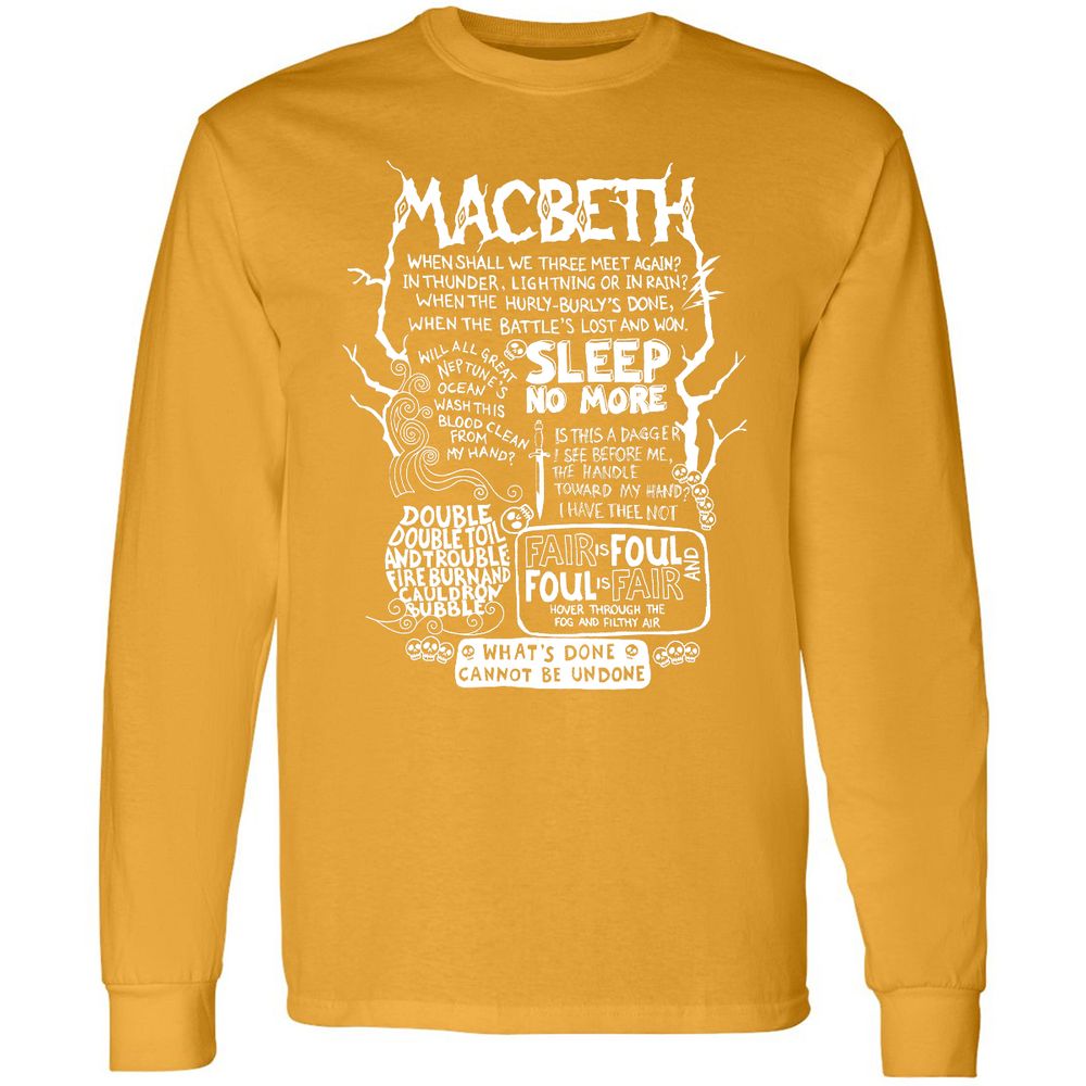Long Sleeve T-Shirt - H32S8TK7 - Gold - 9
