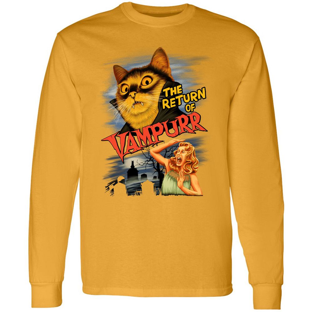 Long Sleeve T-Shirt - HH9MF6AG - Gold - 9