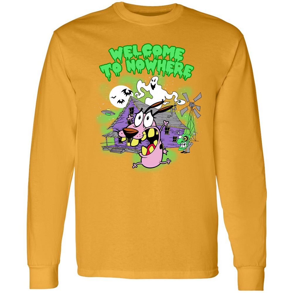 Long Sleeve T-Shirt - QPBWX1MY - Gold - 9