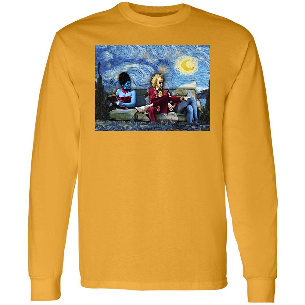 Long Sleeve T-Shirt - UJXUFJK8 - Gold - 9