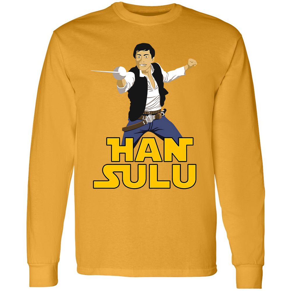 Long Sleeve T-Shirt - DHPG3BJY - Gold - 9