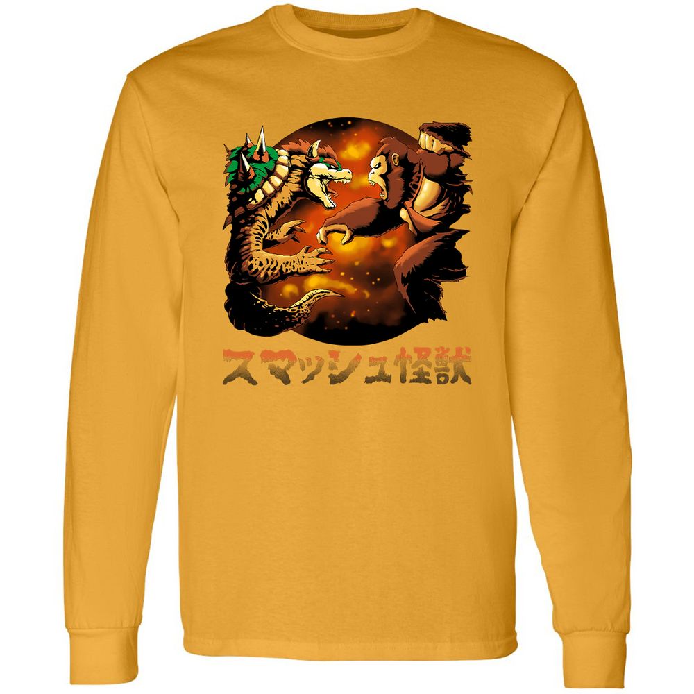 Long Sleeve T-Shirt - ALLLF2QP - Gold - 9