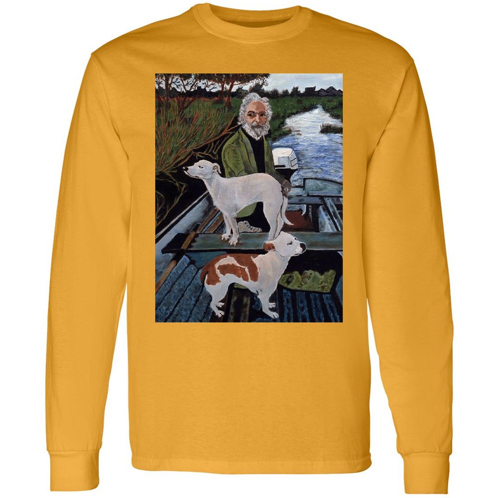 Long Sleeve T-Shirt - YDHHS7RL - Gold - 9