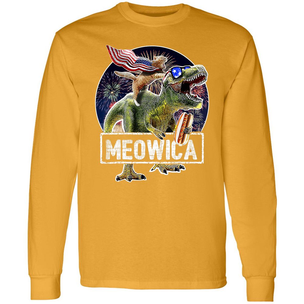 Long Sleeve T-Shirt - J3CCF7CW - Gold - 9