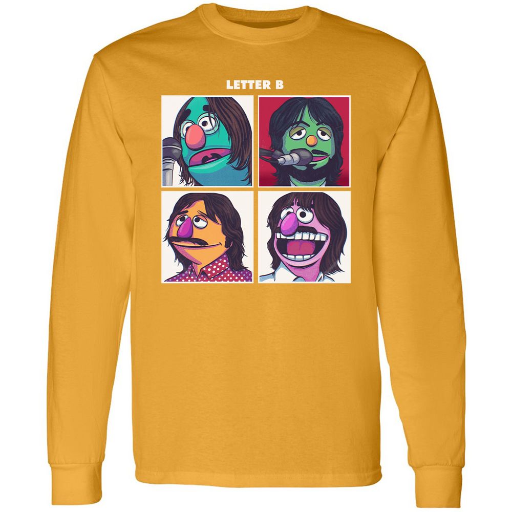 Long Sleeve T-Shirt - RQVWHMEG - Gold - 9