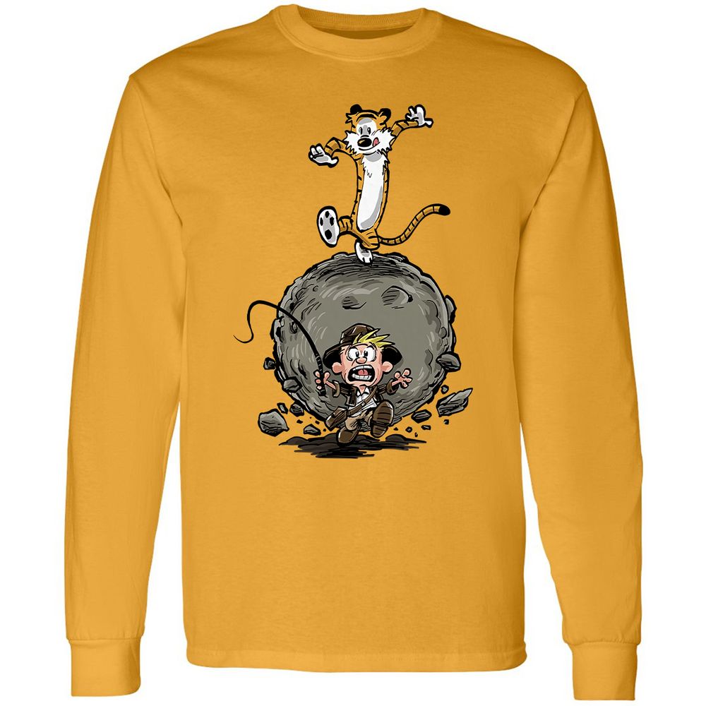 Long Sleeve T-Shirt - 97635JYA - Gold - 9