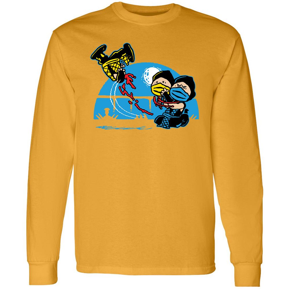 Long Sleeve T-Shirt - J8LB5AKL - Gold - 9