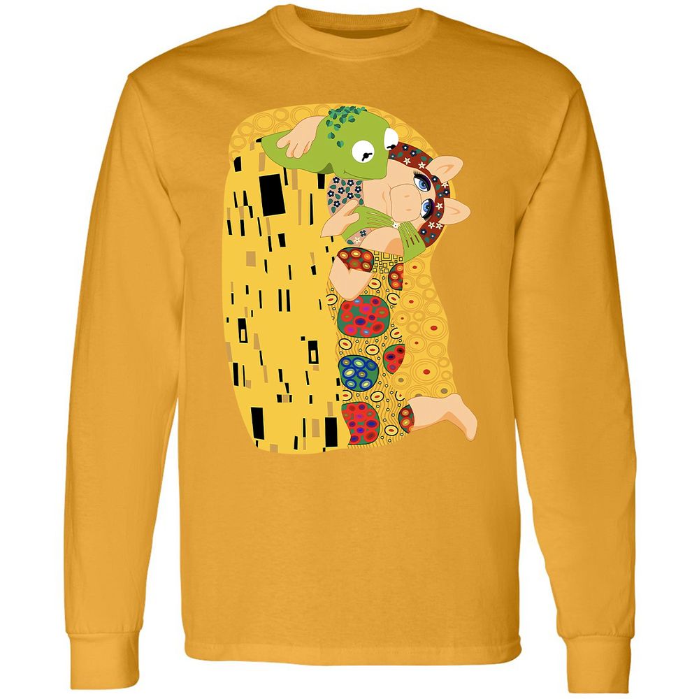 Long Sleeve T-Shirt - M9KEZ1ZS - Gold - 9