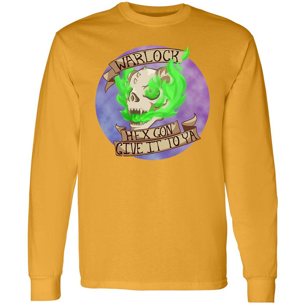 Long Sleeve T-Shirt - 6E19K3A9 - Gold - 9