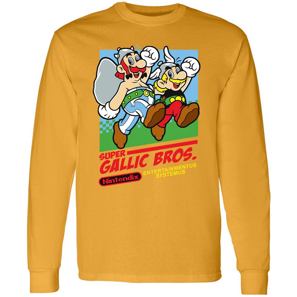 Long Sleeve T-Shirt - 6HBBQX5B - Gold - 9