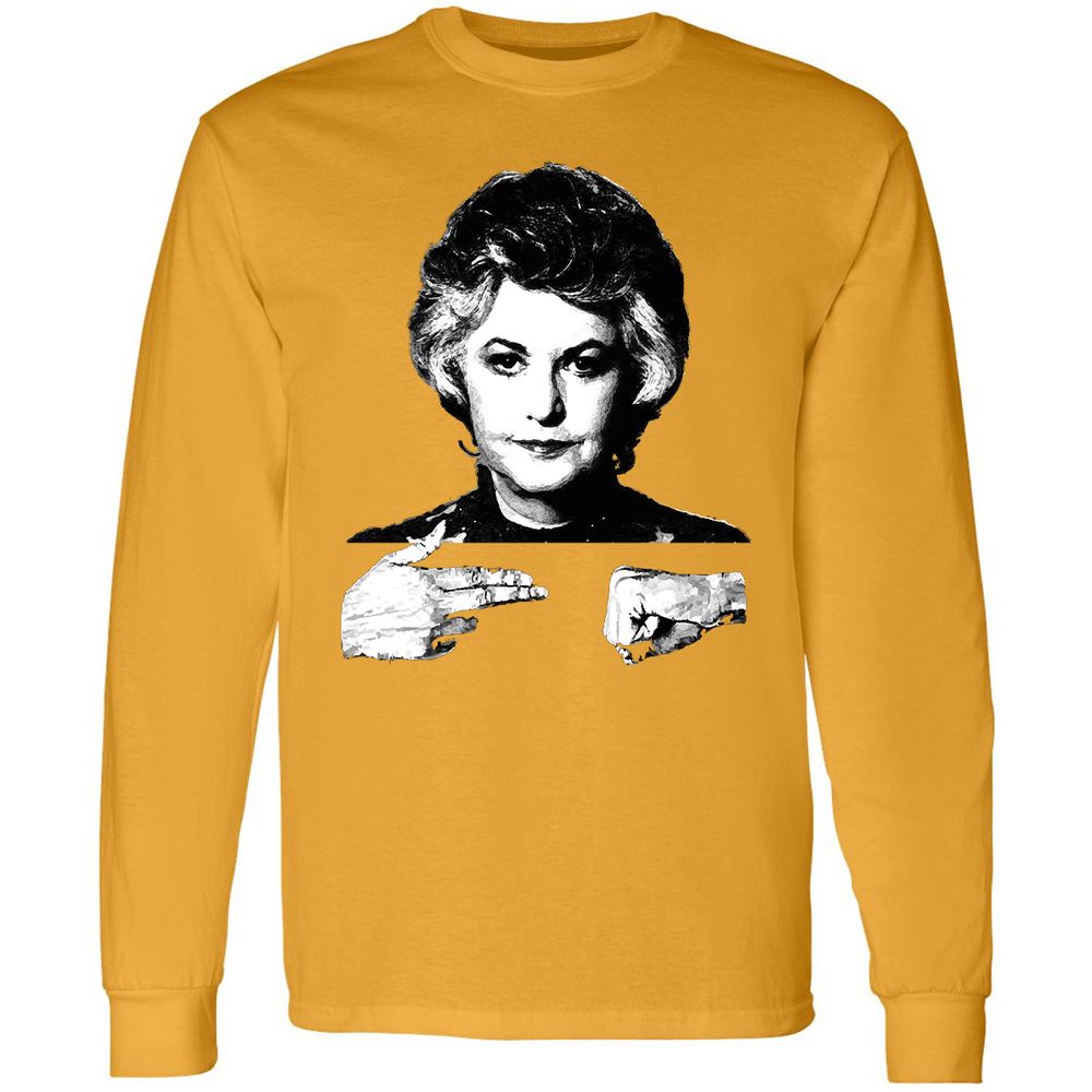 Long Sleeve T-Shirt - 76PDM9EG - Gold - 9