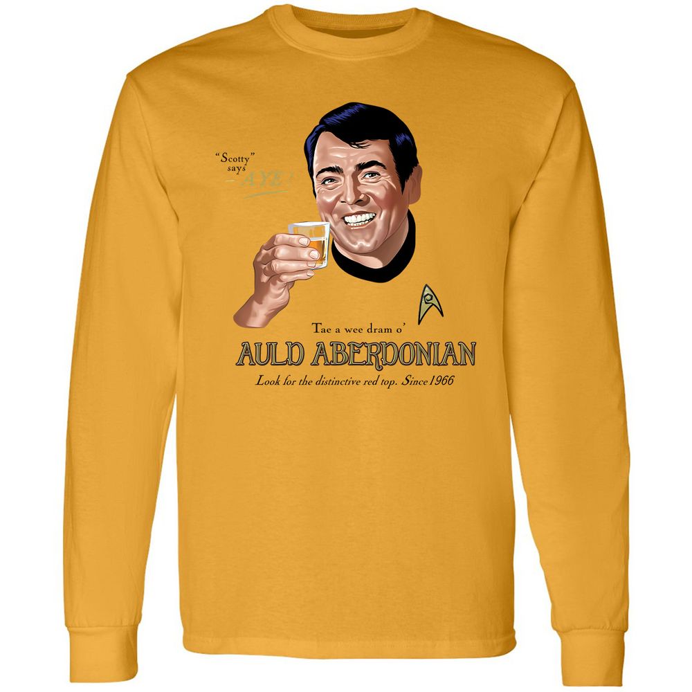 Long Sleeve T-Shirt - CJBU8HSL - Gold - 9