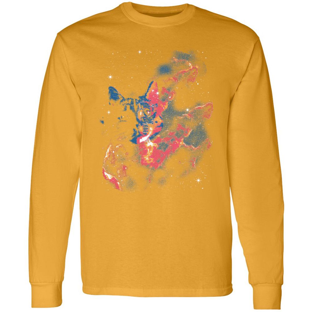 Long Sleeve T-Shirt - M8GZQVBA - Gold - 9
