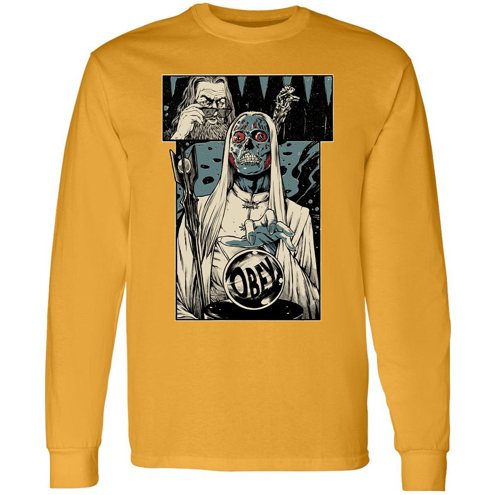 Long Sleeve T-Shirt - A7UUZTL2 - Gold - 9