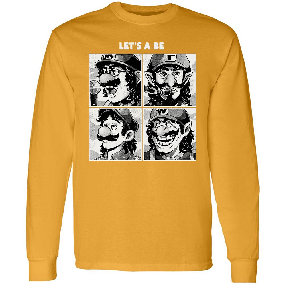Long Sleeve T-Shirt - 6FPQF9XJ - Gold - 9