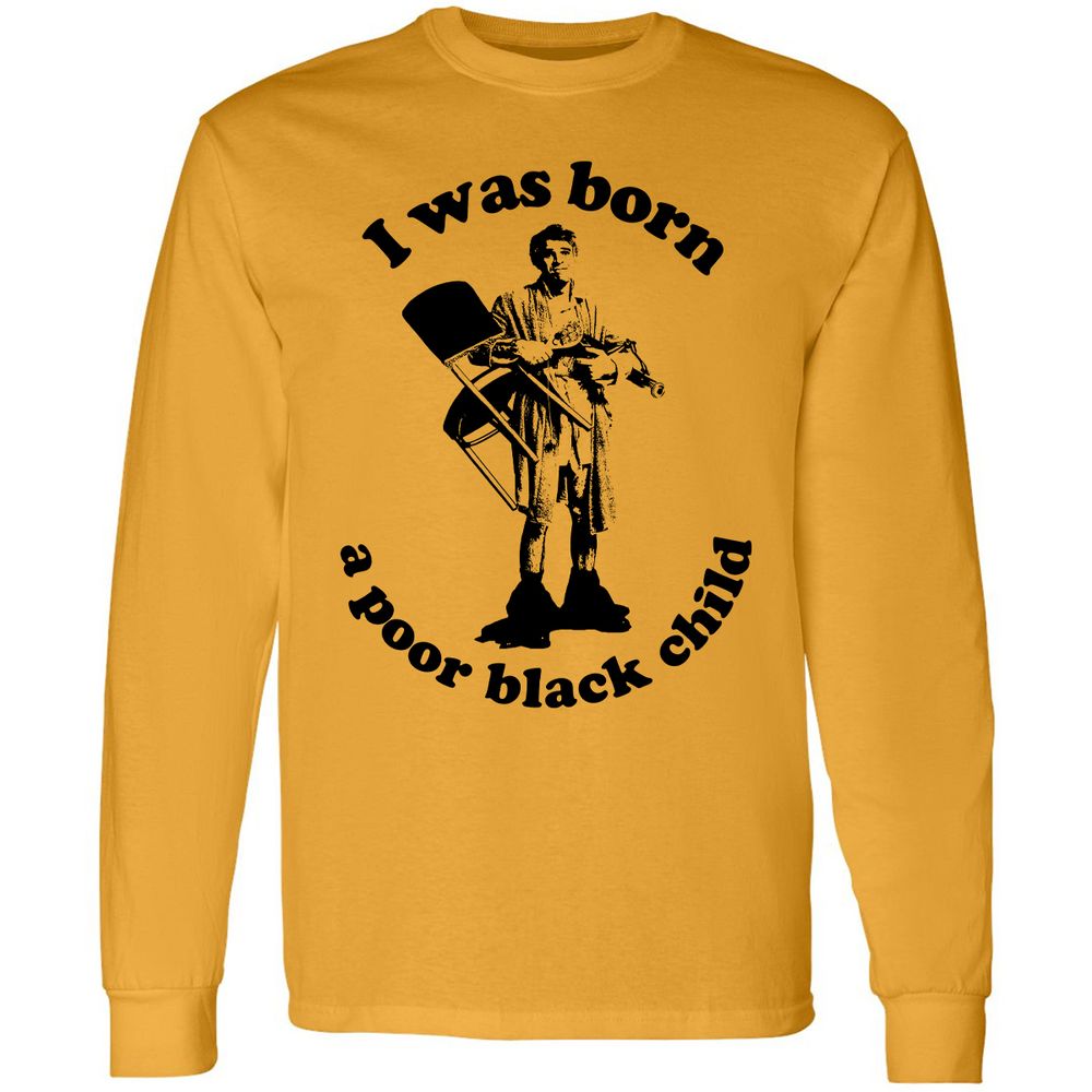 Long Sleeve T-Shirt - PEDNYFK6 - Gold - 9