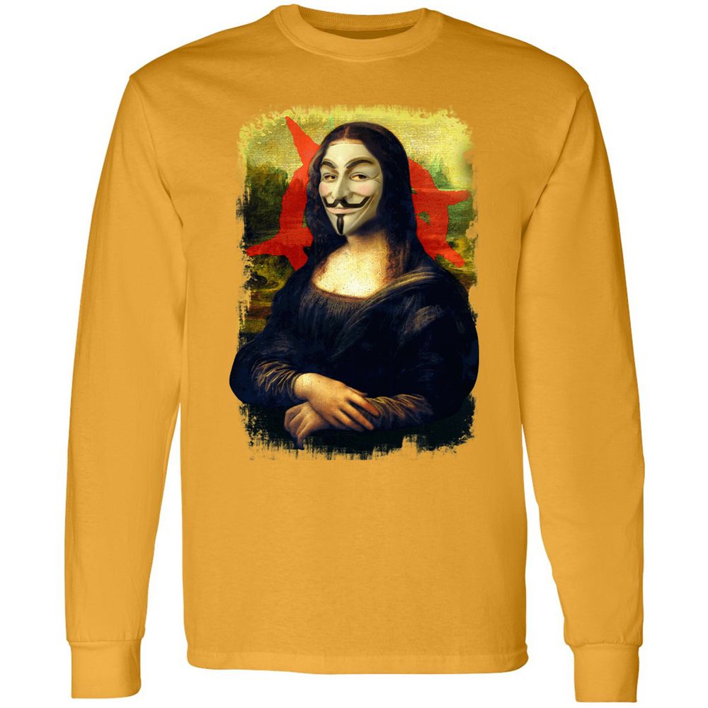 Long Sleeve T-Shirt - FJL8W9LQ - Gold - 9