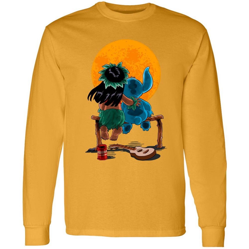 Long Sleeve T-Shirt - CBTNJ4TN - Gold - 9
