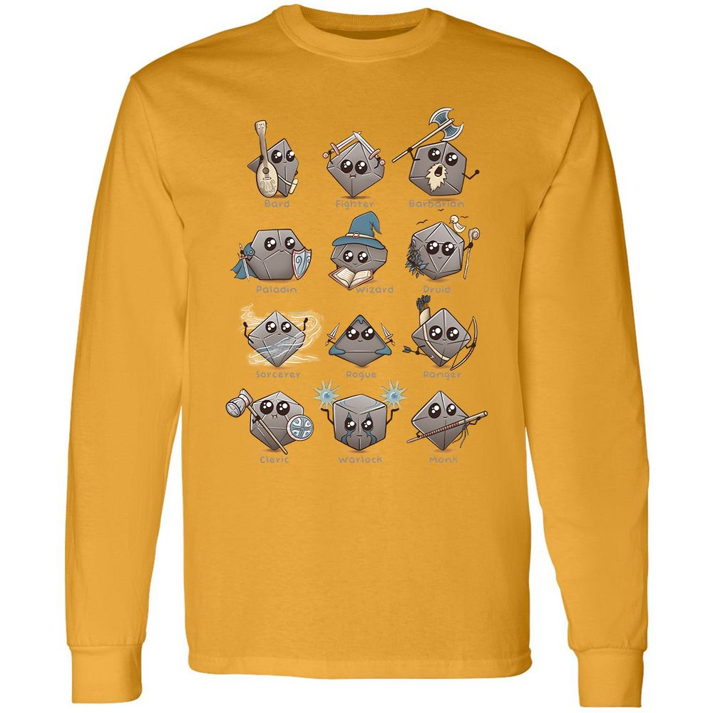 Long Sleeve T-Shirt - EZEQNUFY - Gold - 9