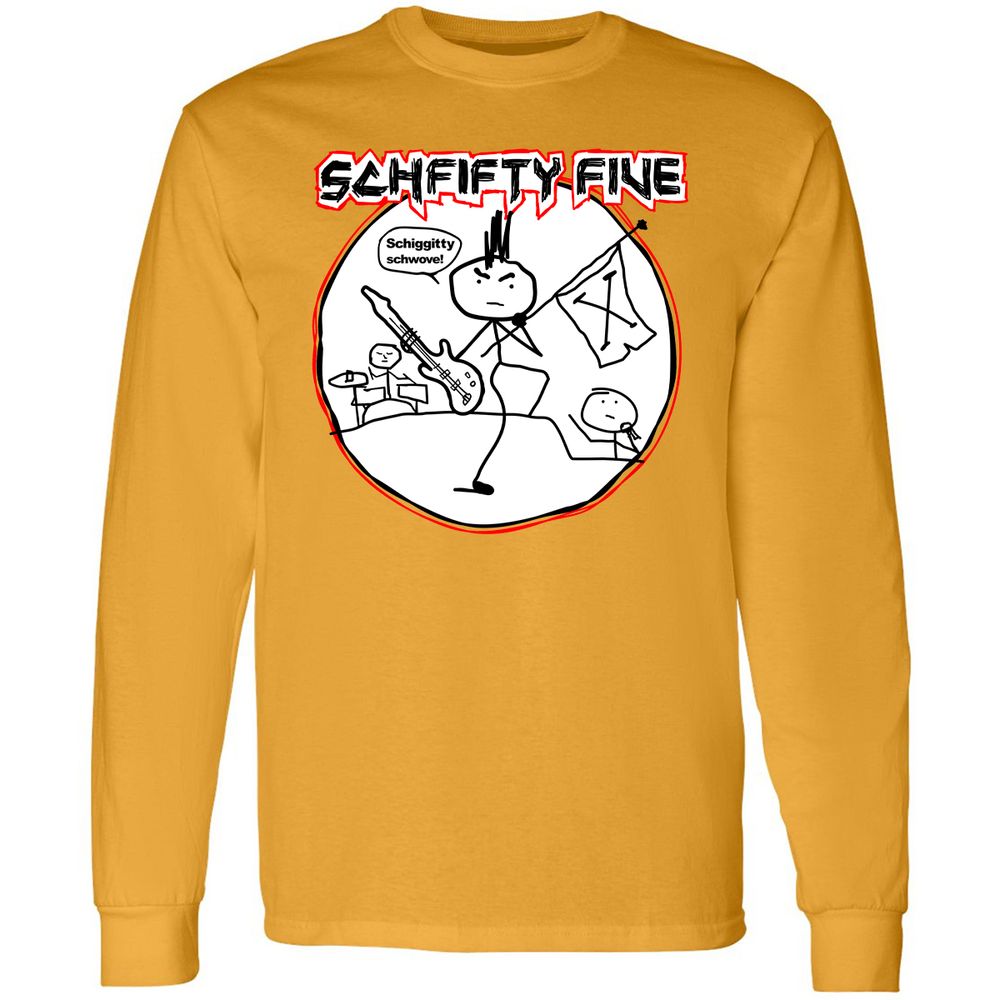 Long Sleeve T-Shirt - 1CRH54H9 - Gold - 9
