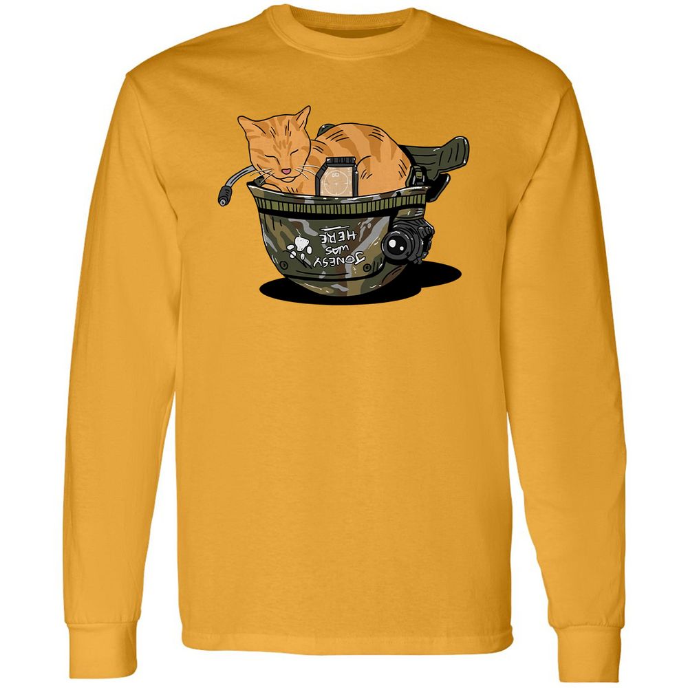 Long Sleeve T-Shirt - XFGT8W8H - Gold - 9