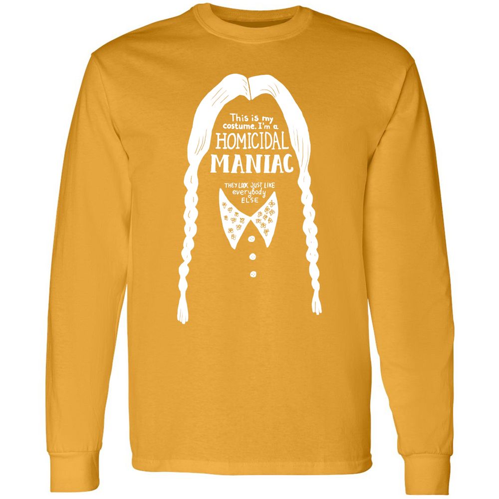 Long Sleeve T-Shirt - 5VTNYJJR - Gold - 9