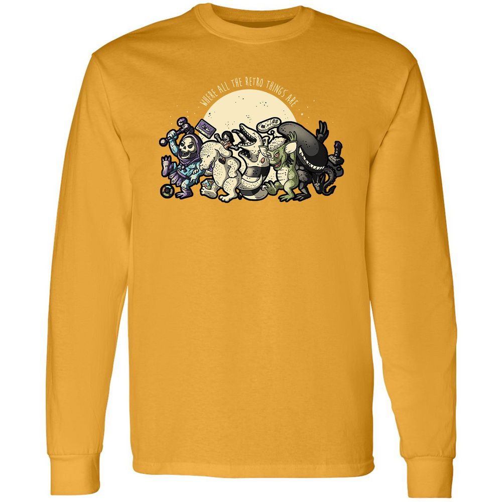 Long Sleeve T-Shirt - 7MLXA5K7 - Gold - 9