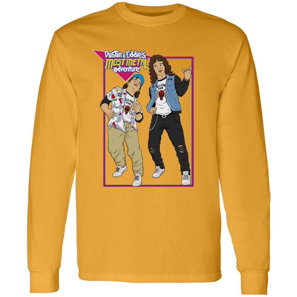Long Sleeve T-Shirt - VFY7U27P - Gold - 9