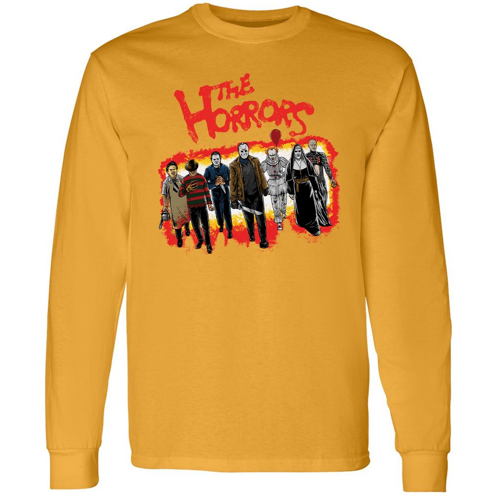 Long Sleeve T-Shirt - 98S7D8GK - Gold - 9