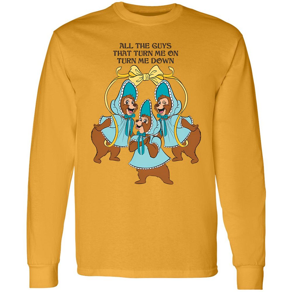 Long Sleeve T-Shirt - 1M4SVDJ7 - Gold - 9