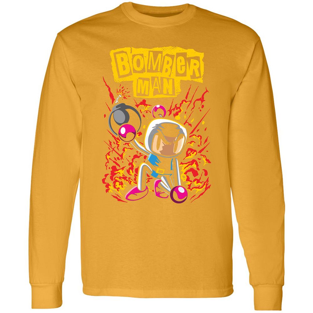 Long Sleeve T-Shirt - CCBU8Q78 - Gold - 9