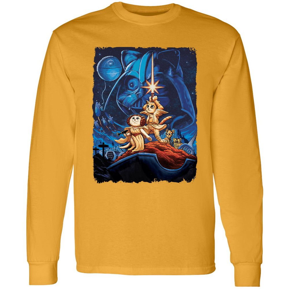 Long Sleeve T-Shirt - BX7Y6H8Y - Gold - 9