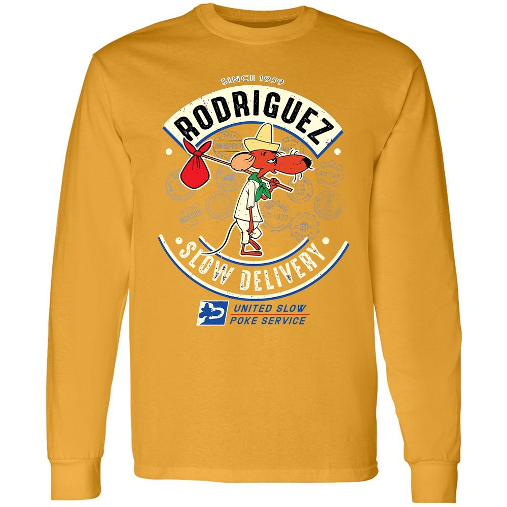 Long Sleeve T-Shirt - CSDZJ8GX - Gold - 9
