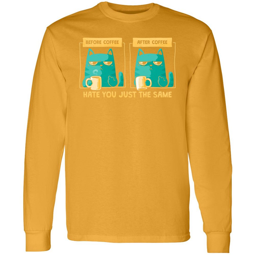 Long Sleeve T-Shirt - DQVXHY2U - Gold - 9