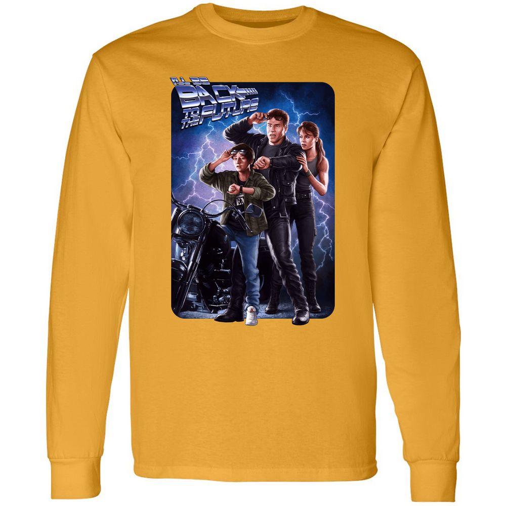 Long Sleeve T-Shirt - KTAAVCM4 - Gold - 9