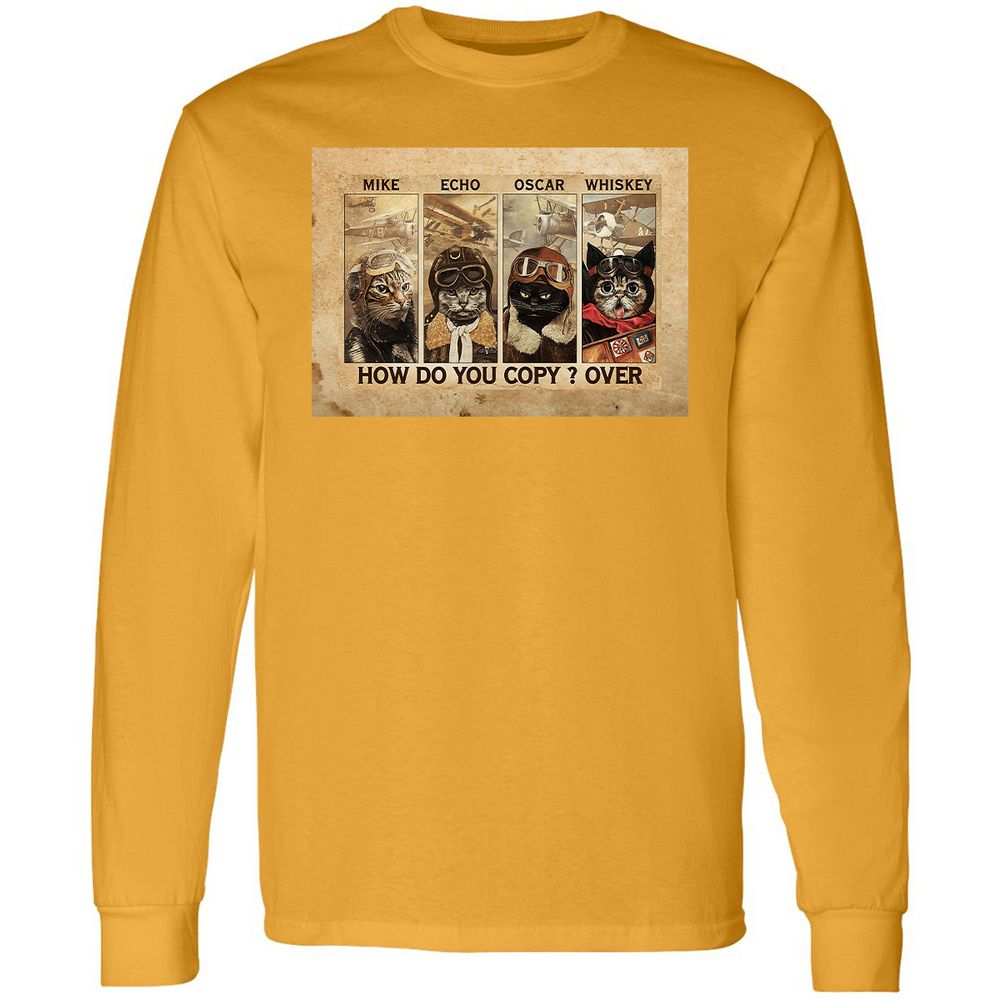 Long Sleeve T-Shirt - 4ZMTXSZA - Gold - 9