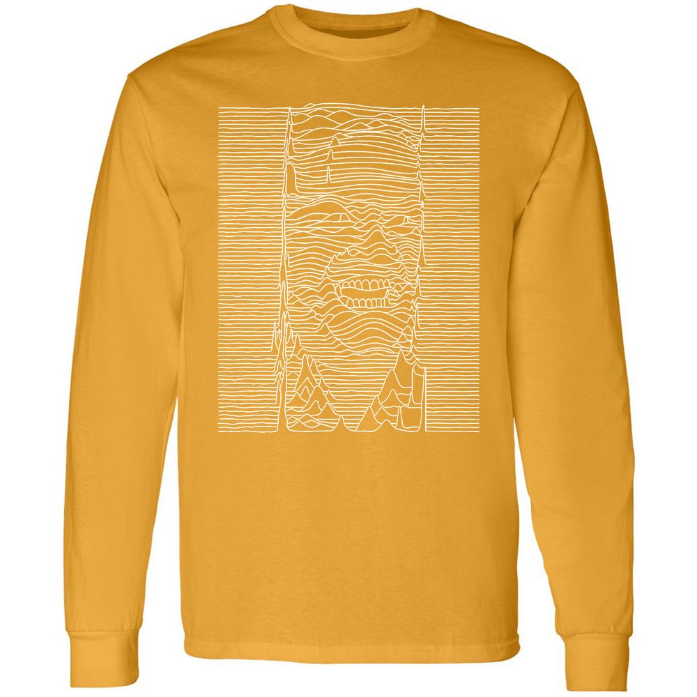 Long Sleeve T-Shirt - XEKU4ACM - Gold - 9