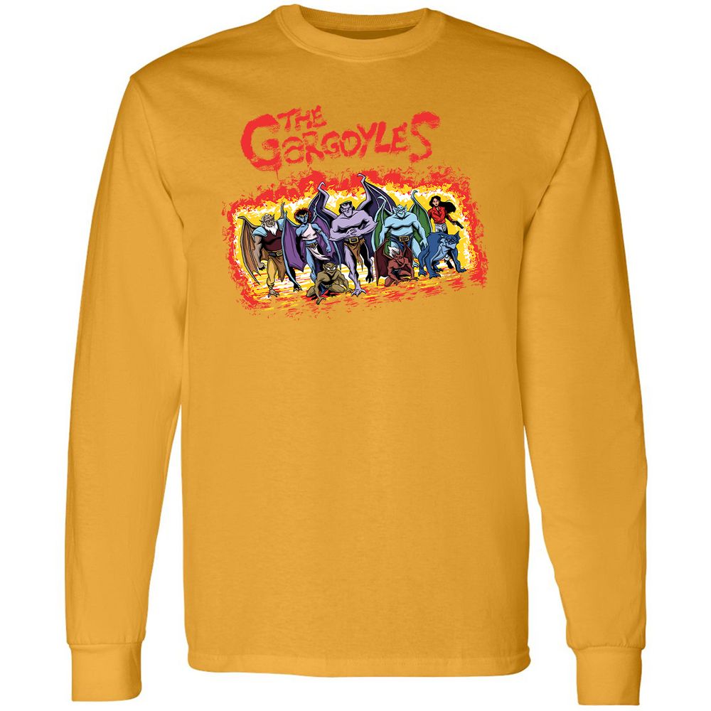 Long Sleeve T-Shirt - BRN5J6B6 - Gold - 9
