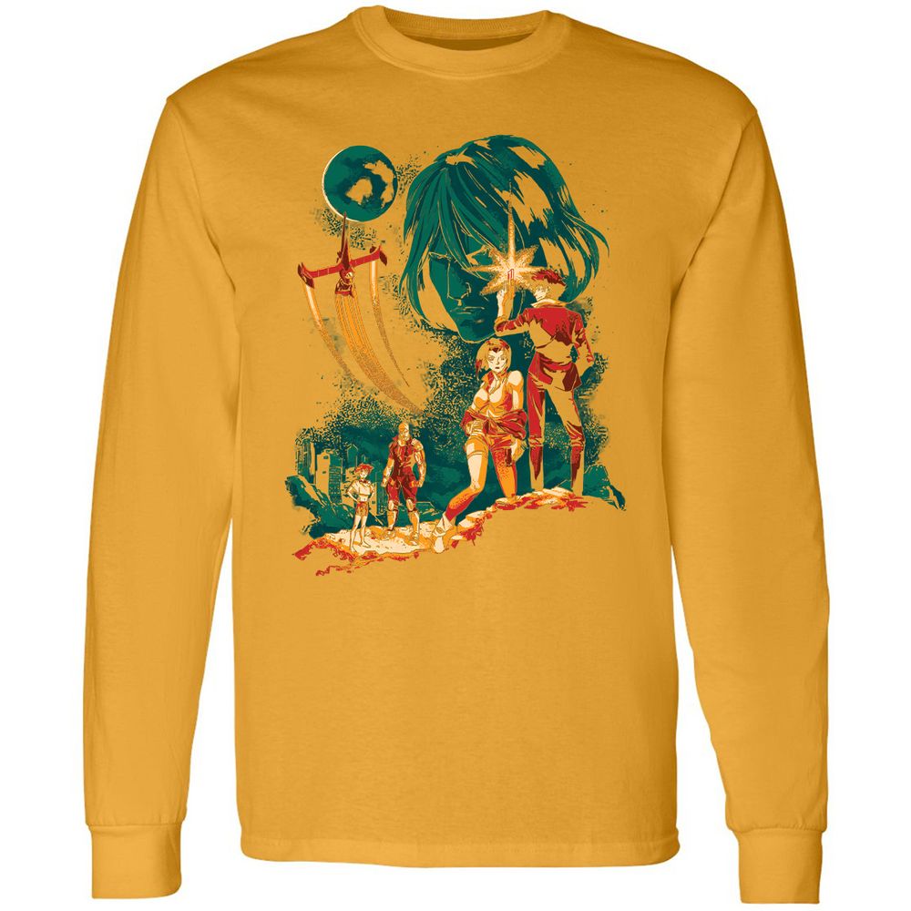 Long Sleeve T-Shirt - SMXCAV4E - Gold - 9