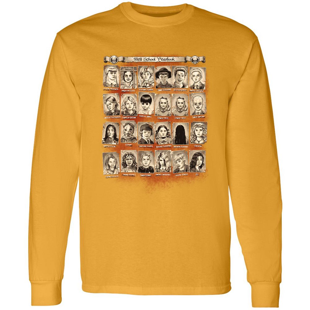 Long Sleeve T-Shirt - EU75B9UR - Gold - 9